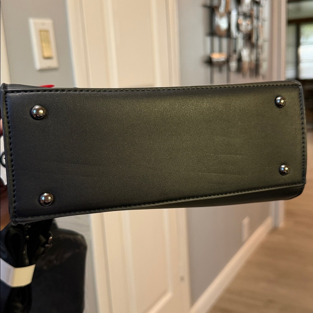 VALENTINO ORLANDI Studded Crossbody Black bag w/ Additional Wallet - Picture 14 of 15